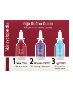 Set seruri antirid, Age Refine Guide, 3*15 ml, Skincyclopedia