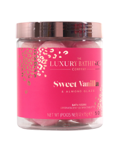 Set cadou bile de baie Restore, Sweet Vanilla & Almond Glaze, 10*15 g, The Luxury Bathing Company
