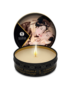 Lumanare pentru masaj erotic Excitation Chocolate, 30 ml, Shunga Erotic Art