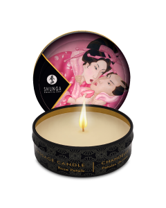 Lumanare pentru masaj erotic Rose Petals, 30 ml, Shunga Erotic Art