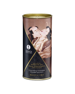 Ulei de masaj cu efect de incalzire Chocolate, 100ml, Shunga Erotic Art 