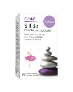 Alevia Silfide Complex de slabit forte plus Fucoidan,  60 comprimate