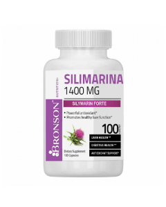 Silimarina Milk Thistle 1400 mg, 100 capsule, Bronson Laboratories