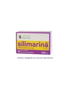 Silimarina, 250 mg, 50 comprimate, REMEDIA