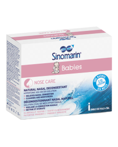 Decongestionant nazal hipertonic Babies, 18 flacoane*5ml, Sinomarin 