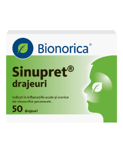 Sinupret adjuvant sinusuri, 50 drajeuri
