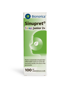 Sinupret Sirop Junior 2+, 100 ml, Bionorica