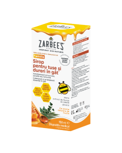Sirop tuse miere, 150 ml, Zarbees 