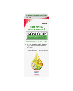 Sirop pentru tuse productiva Bronhoklir, 200 ml, Stada