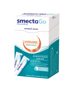 Smecta Go Cacao&Caramel, 8 plicuri, Ipsen