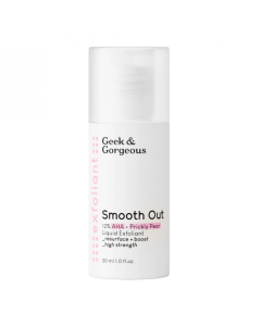 Lotiune exfolianta Smooth Out, 30 ml, Geek & Gorgeous