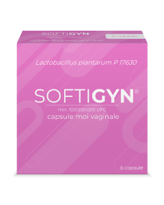 Softigyn, min. 100.000.000 UFC, 6 capsule moi vaginale, Meditrina Pharmaceuticals