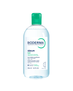 Apa micelara ten mixt si gras H2O Sebium, 500 ml, Bioderma