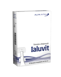 Solutie oftalmica Ialuvit, 15 flacoane*6 ml, Alfa Intes