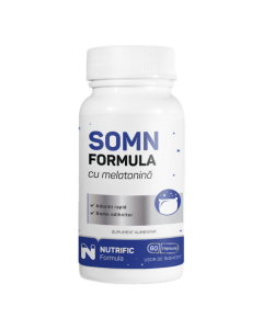 Somn formula cu melatonina, 60 capsule, Nutrific