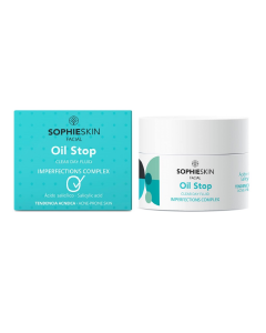 Fluid de zi hidratant pentru ten cu tendinta acneica Oil Stop, 50ml, Sophieskin