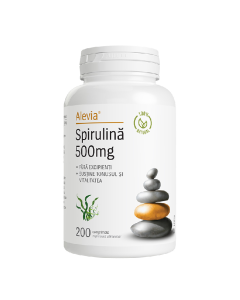 Spirulina 500mg, 200 comprimate, Alevia