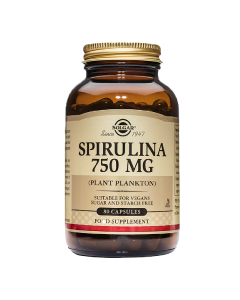 Spirulina, 750 mg, 80 capsule, Solgar