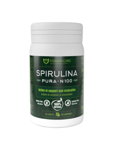 Spirulina Pura 500mg, 100 capsule, Human Care