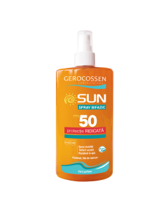 Spray invizibil bifazic cu protectie solara FPS50+ Sun, 300 ml, Gerocossen