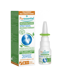 Spray nazal hipertonic decongestionant, 15 ml, Puressentiel 