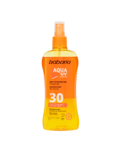Spray pentru corp cu protectie solara SPF 30 Aqua UV, 200 ml, Babaria