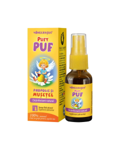 Spray cu Propolis si Musetel PufyPuf, 20ml, Dacia Plant