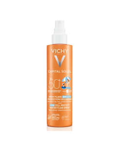 VICHY CAPITAL SOLEIL Kids Cell Protect Spray fluid SPF50+ pentru copii, 200ml