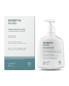 Crema de curatare fara sapun, pentru reglare sebum Salises, 250 ml, Sesderma