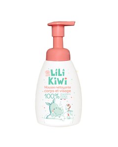 Spuma de curatare pentru fata si corp, pentru copii, 250 ml, Lilikiwi