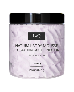Spuma pentru curatarea corpului si epilare cu bujor, 100g, LaQ