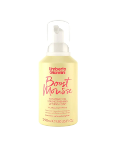 Spuma fortifianta pentru stilizare par cret cu ulei de rozmarin Strong Curls, 290 ml, Umberto Gianinni