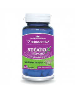 Steatox Hepatic, 60 capsule, Herbagetica