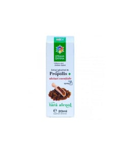 Extract glicerinat de propolis cu uleiuri esentiale, 20 ml, Steaua Divina