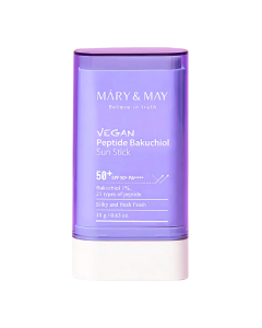 Stick de protectie solara SPF50+ PA++++ cu peptide si bakuchiol, 10g, Mary and May