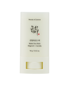 Crema tip stick cu SPF50+, PA++++, Matte Sun Stick, Mugwort+Camelia, 18g, Beauty of Joseon
