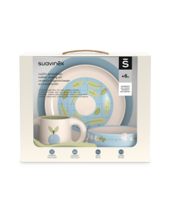 Set pentru diversificare Go Natural, albastru, Suavinex