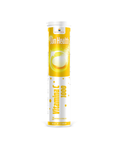 Vitamina C 1000mg Sun Health, 20 comprimate efervescente, Sun Wave Pharma
