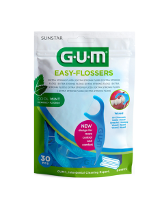 Ata dentara Easy Flossers, 90 bucati, Sunstar Gum