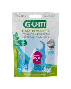Ata dentara Easy Flossers, 30 bucati, Sunstar Gum
