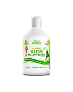 Multivitamine Lichide pentru copii Super Kids cu 28 ingrediente, 500ml, Swedish Nutra