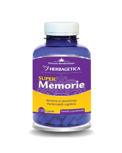 Super Memorie, 120 capsule, Herbagetica