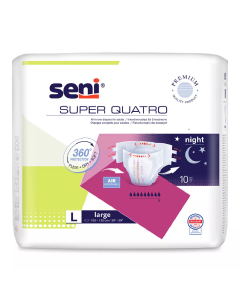 Super Seni Quatro Large 10 Scutece adulti cu sistem inchis