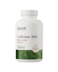 Caffeine, 200 mg, 200 tablete, OstroVit