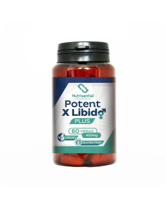Supliment pentru potenta PotentXLibido Plus, 60 capsule, Nutrisential