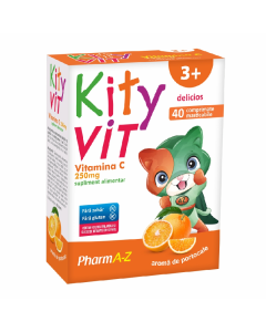 Vitamina C 250 mg Kityvit, 40 comprimate masticabile, PharmA-Z