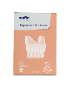 Sutien de unica folosinta, tip bustiera, marimea L, 3 bucati, Apfia Care