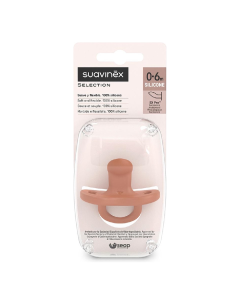 Suzeta anatomica Colour Essence, 0-6 luni, caramiziu, Suavinex