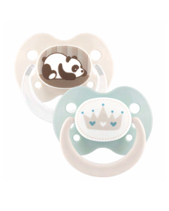 Suzeta din silicon ortodontica, 0-6 luni, 2 bucati, diverse modele, Baby Nova