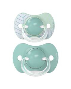 Suzeta fiziologica din silicon Dreams, 18+ luni, aqua, 2 bucati, Suavinex